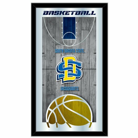 HOLLAND BAR STOOL CO South Dakota State University 15" x 26" Basketball Mirror MBsktSDakSt